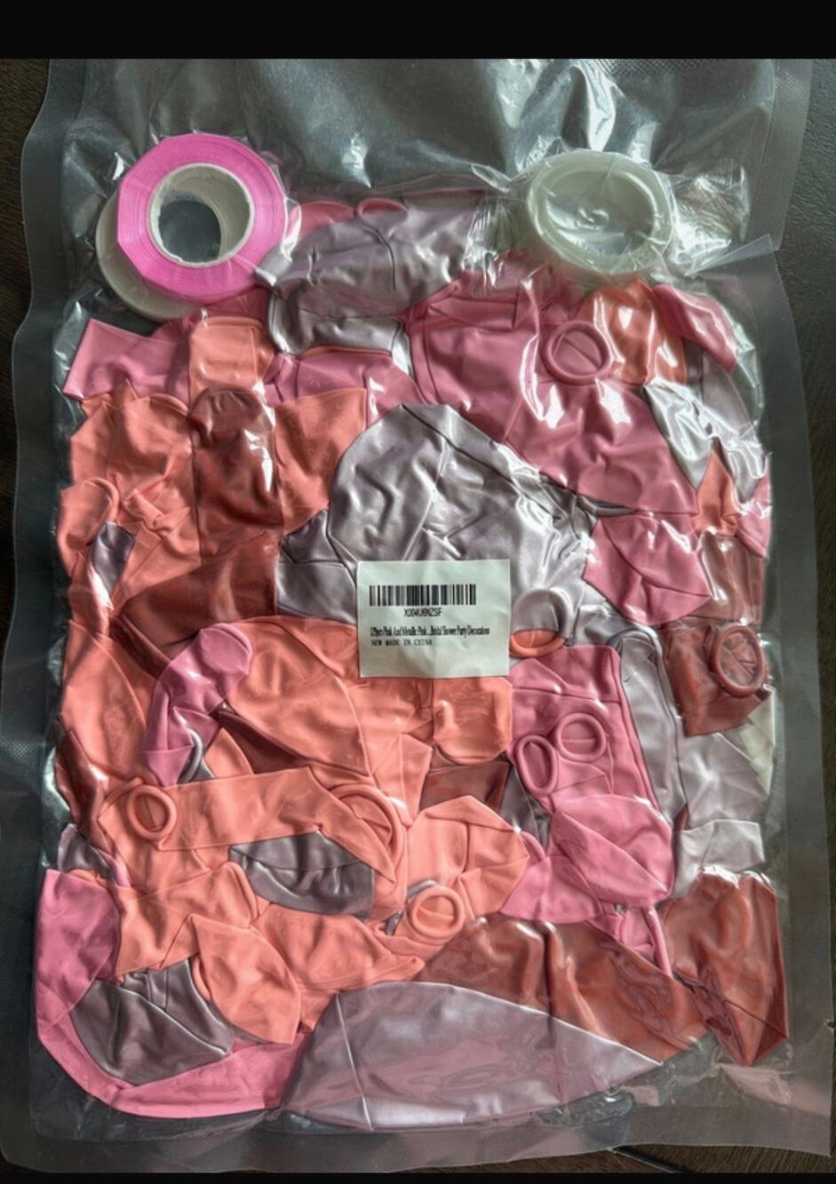 New Ballon Kit  Pink/Metallic for Ballon Arch
